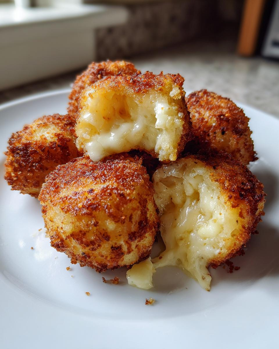 Air Fryer Cheesy Mashed Potato Balls - detail 2