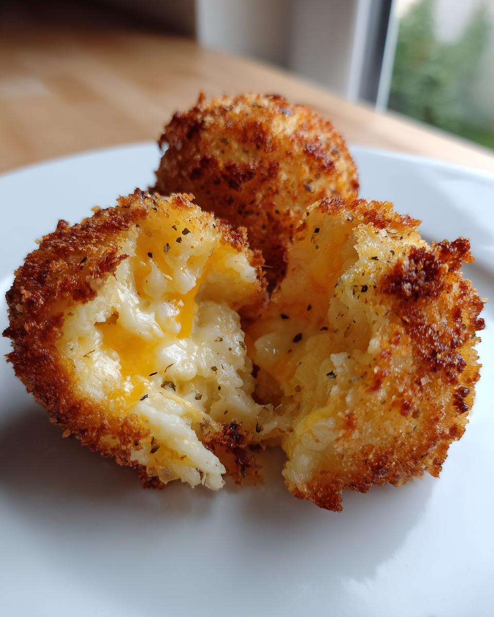 Air Fryer Cheesy Mashed Potato Balls - detail 3