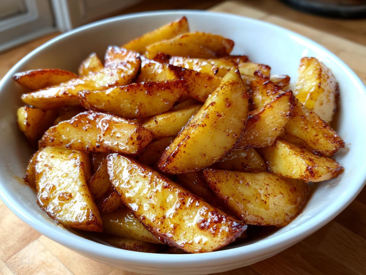 15-Minute Air Fryer Cinnamon Apples – Irresistibly Crisp & Sweet