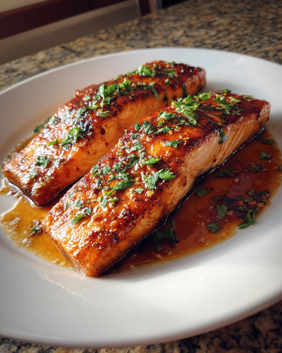 Air Fryer Honey Garlic Salmon - detail 1