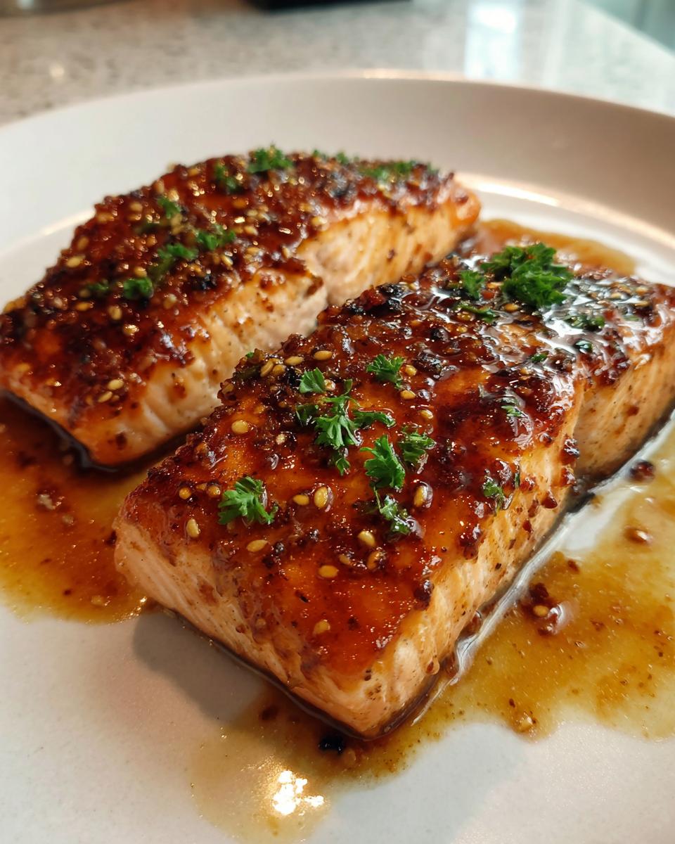 Air Fryer Honey Garlic Salmon - detail 2