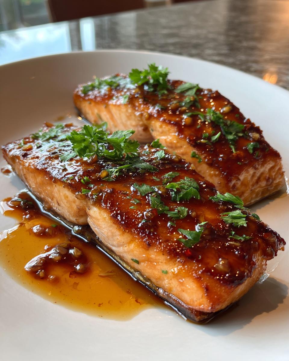 Air Fryer Honey Garlic Salmon - detail 3