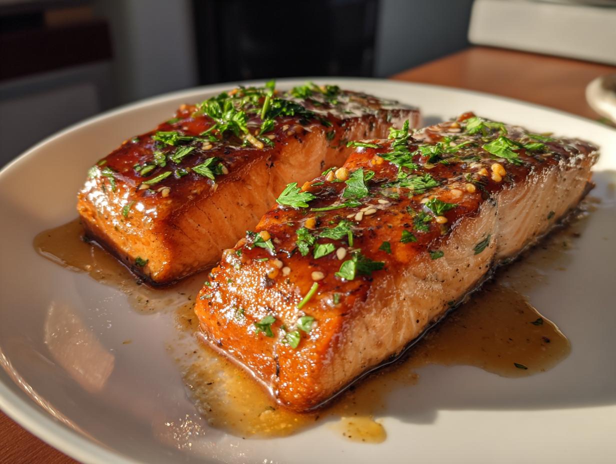 15-Minute Air Fryer Honey Garlic Salmon So Delicious They’ll Beg For Seconds
