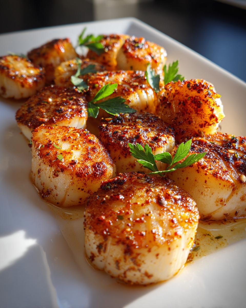 Air Fryer Scallops - detail 1