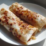 Baked Apple Pie Rice Paper Rolls
