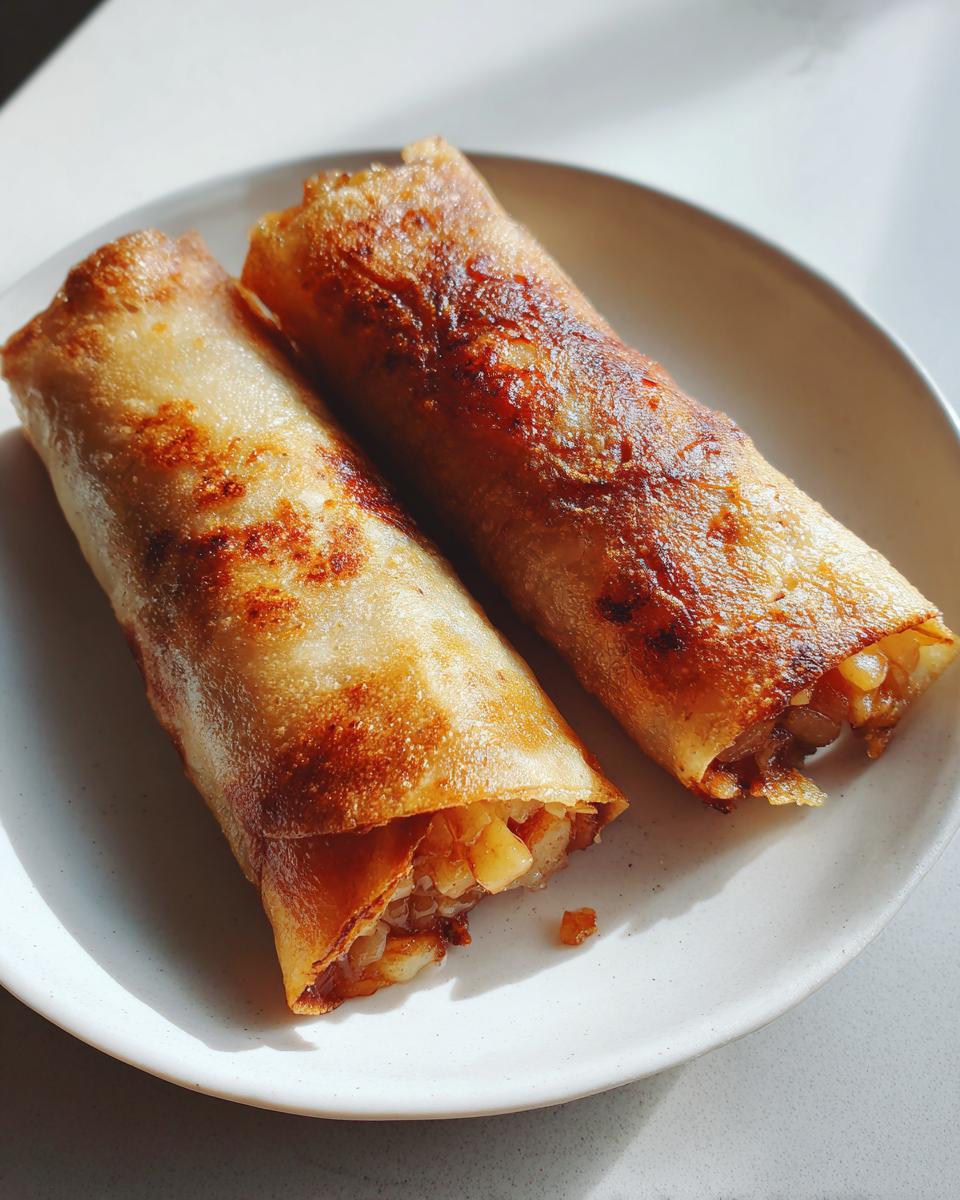 Baked Apple Pie Rice Paper Rolls - detail 2