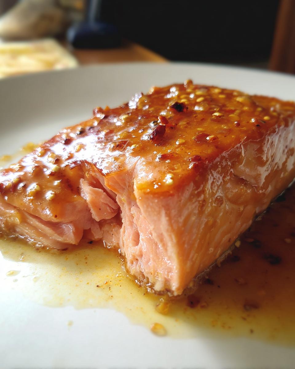 Baked Maple Dijon Salmon - detail 1