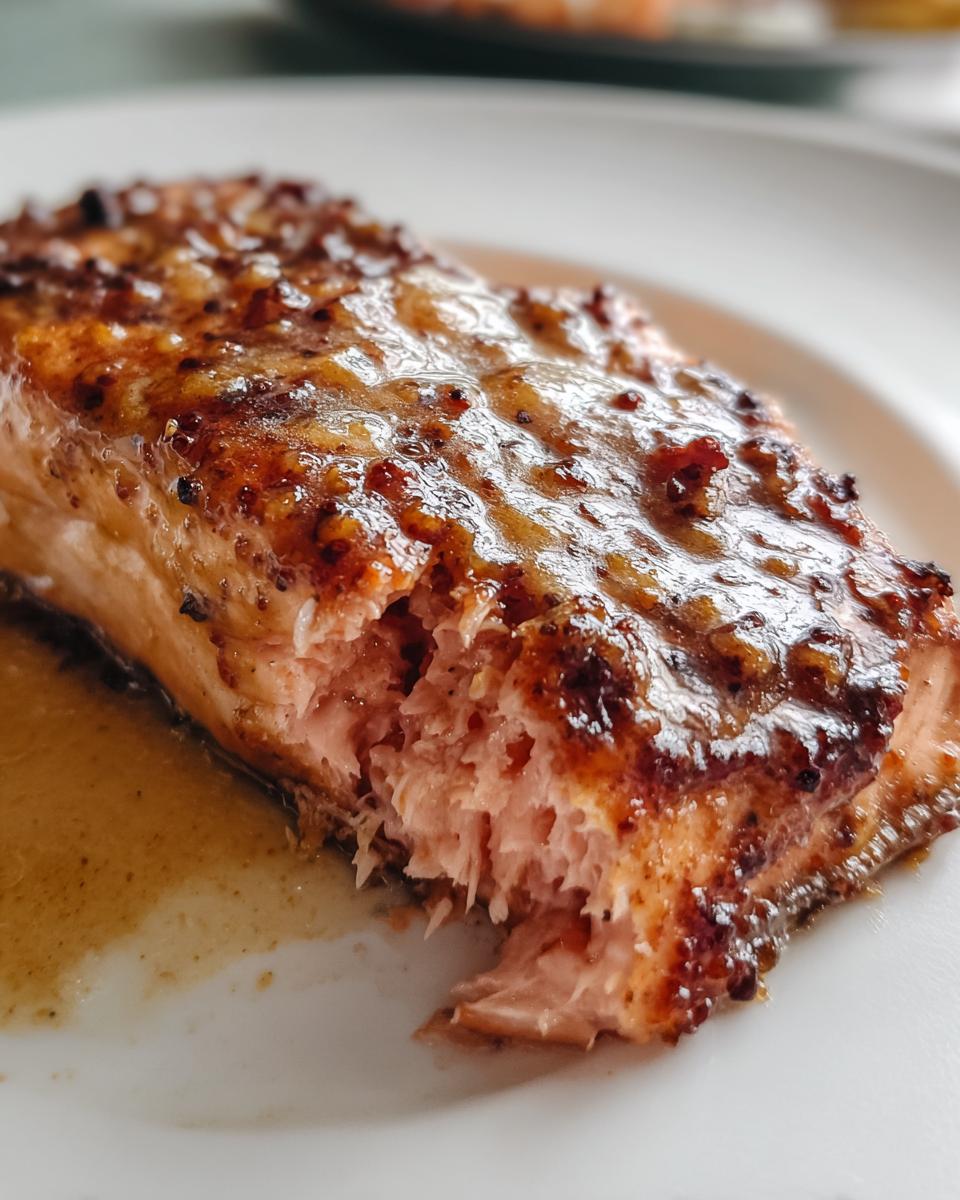 Baked Maple Dijon Salmon - detail 3
