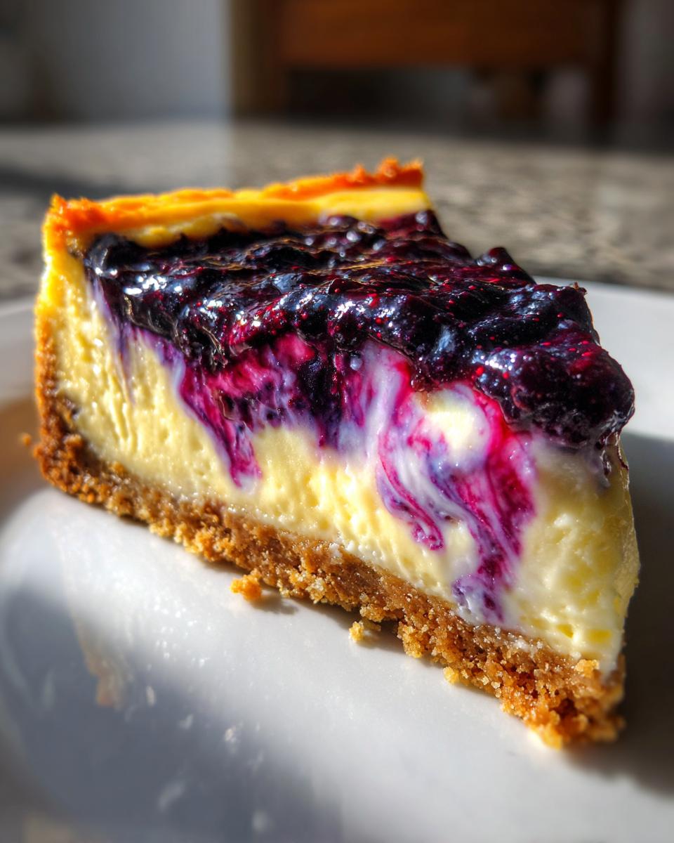 Blueberry Lemon Cheesecake - detail 1