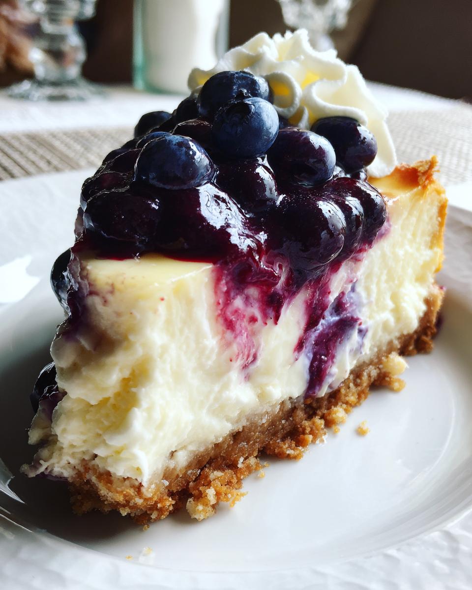 Blueberry Lemon Cheesecake - detail 2