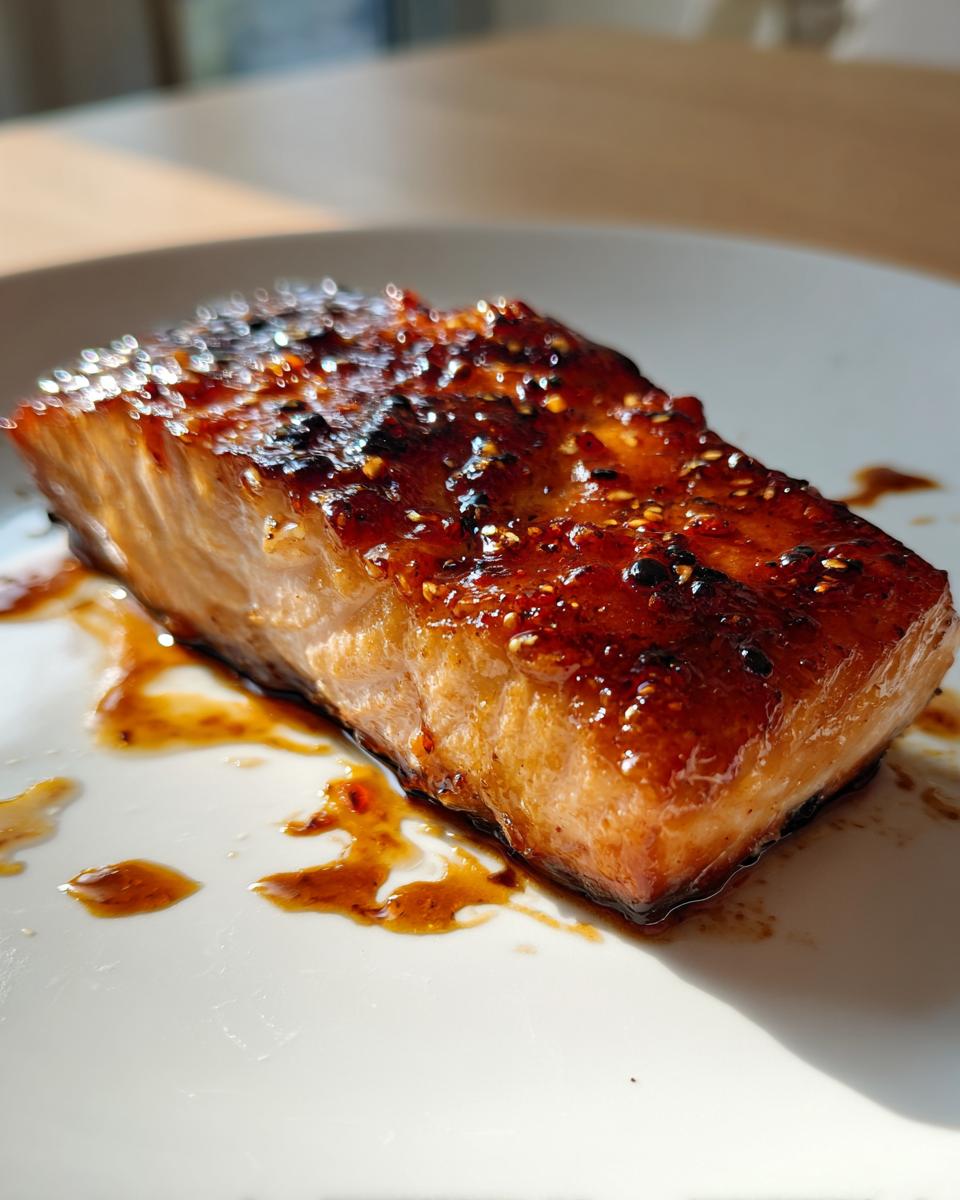 Brown Sugar Soy Glazed Salmon - detail 3