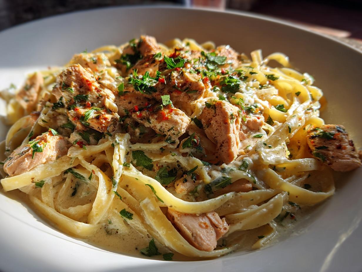 Cajun Salmon Alfredo Pasta: 30-Minute Spicy Creamy Bliss