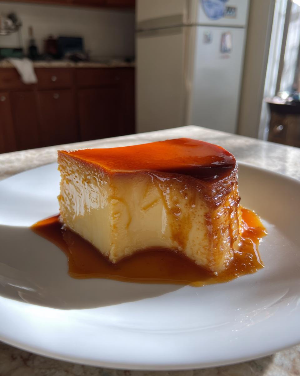 Cheesecake Flan - detail 3
