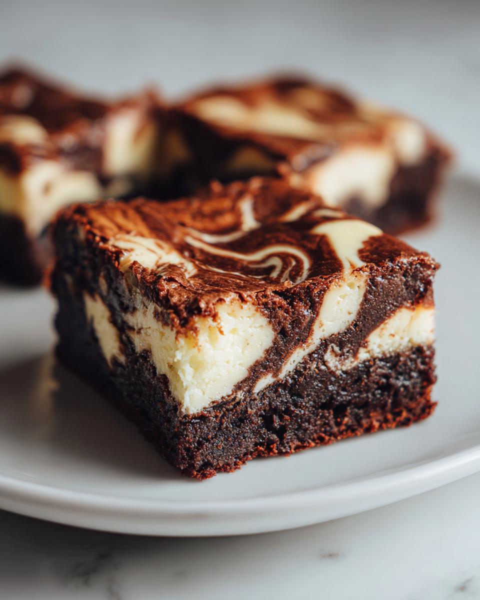 Cheesecake Swirl Brownies - detail 1