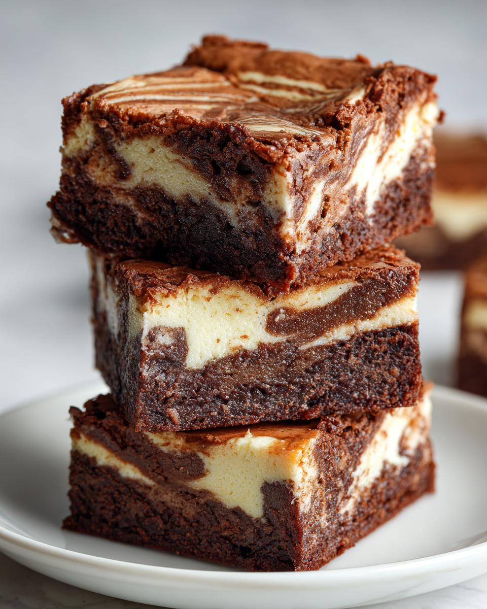 Cheesecake Swirl Brownies - detail 3