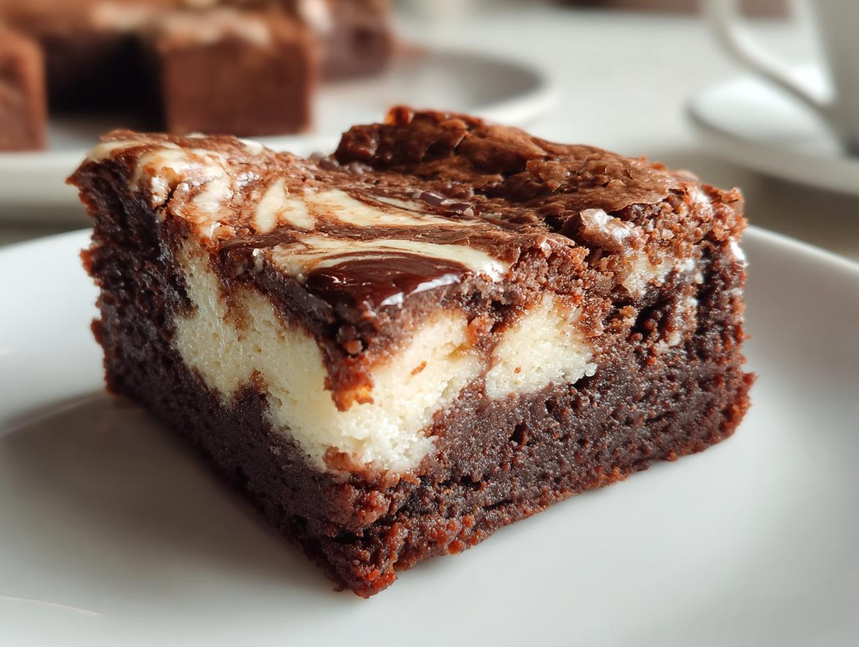 Irresistible Cheesecake Swirl Brownies in 35 Minutes
