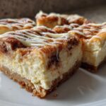 Cinnamon Roll Cheesecake Bars