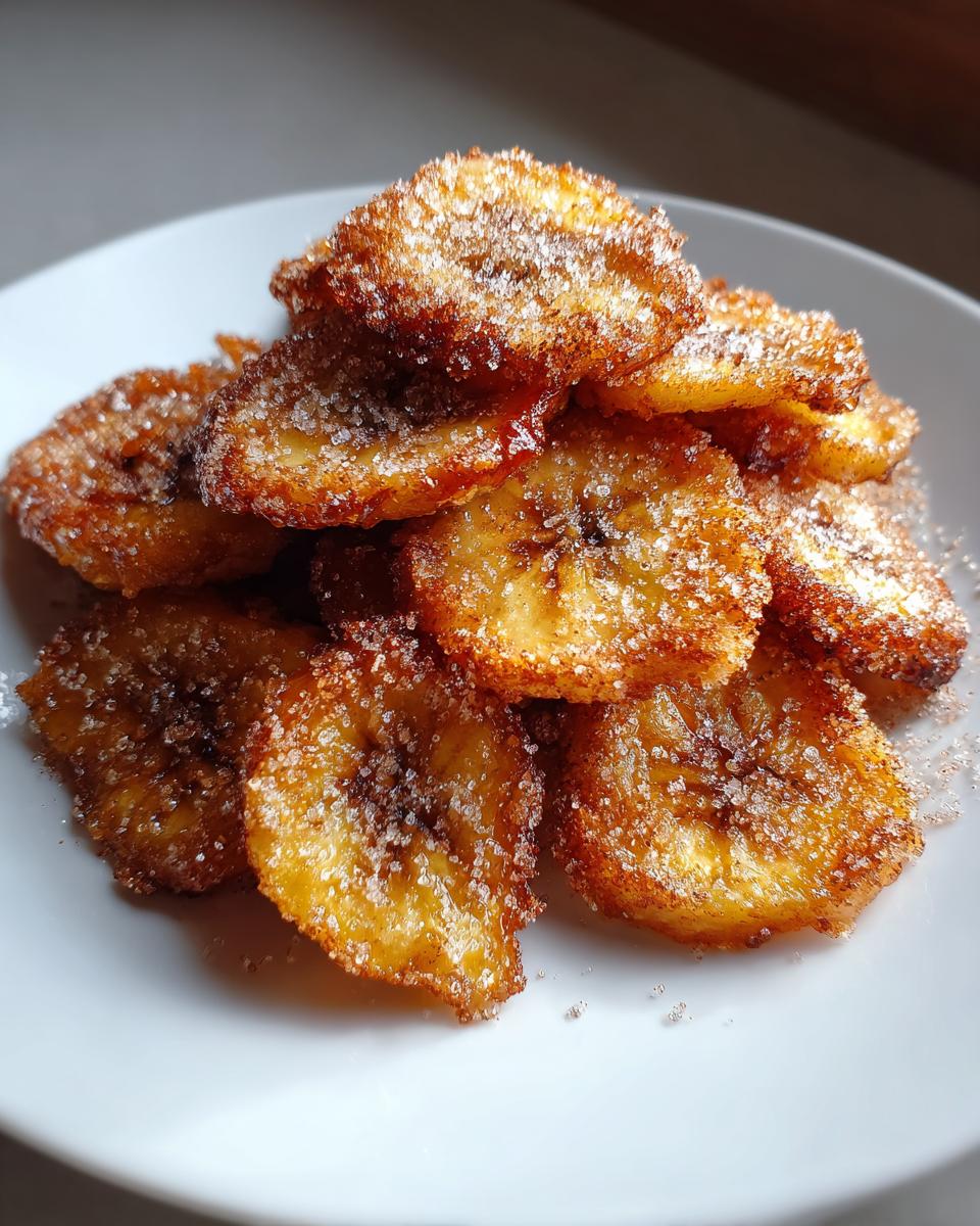 Cinnamon-Sugar Air Fryer Banana Chips - detail 1