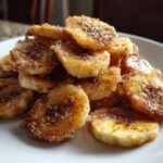 Cinnamon-Sugar Air Fryer Banana Chips