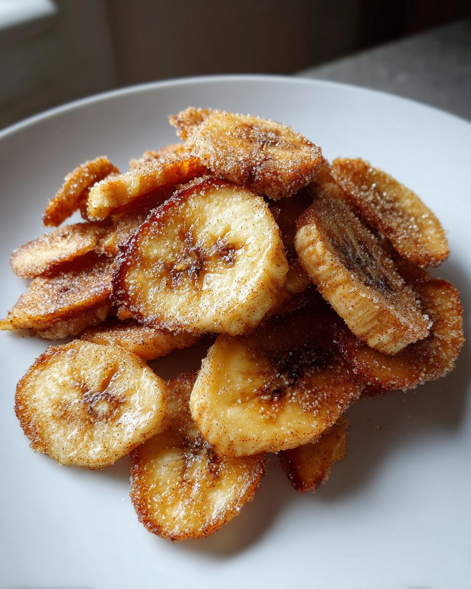 Cinnamon-Sugar Air Fryer Banana Chips - detail 2