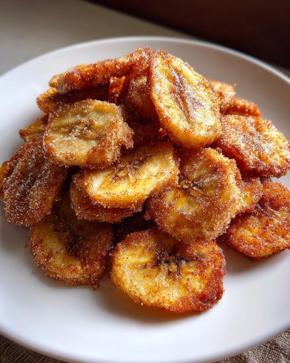 Cinnamon-Sugar Air Fryer Banana Chips - detail 3