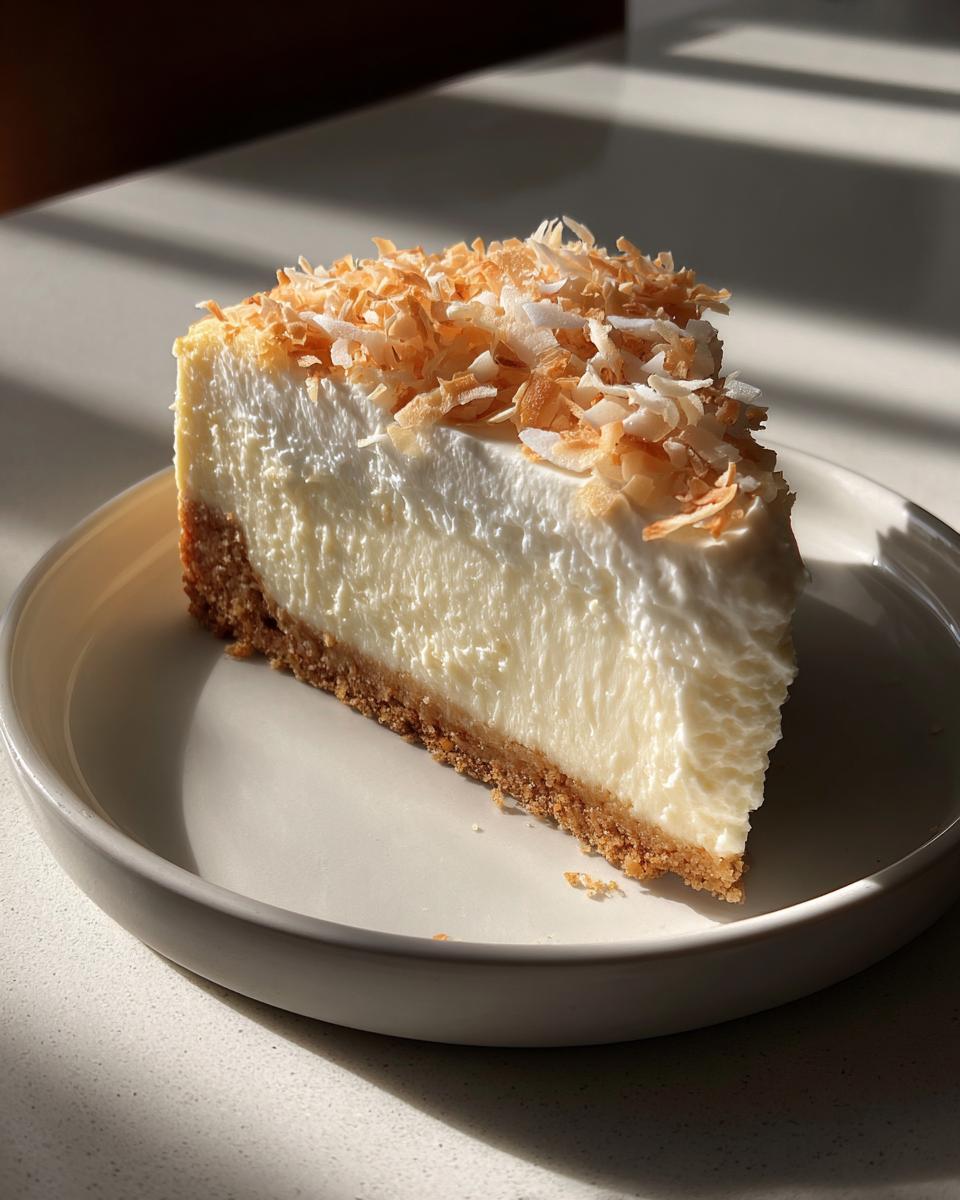 Coconut Cream Cheesecake - detail 1