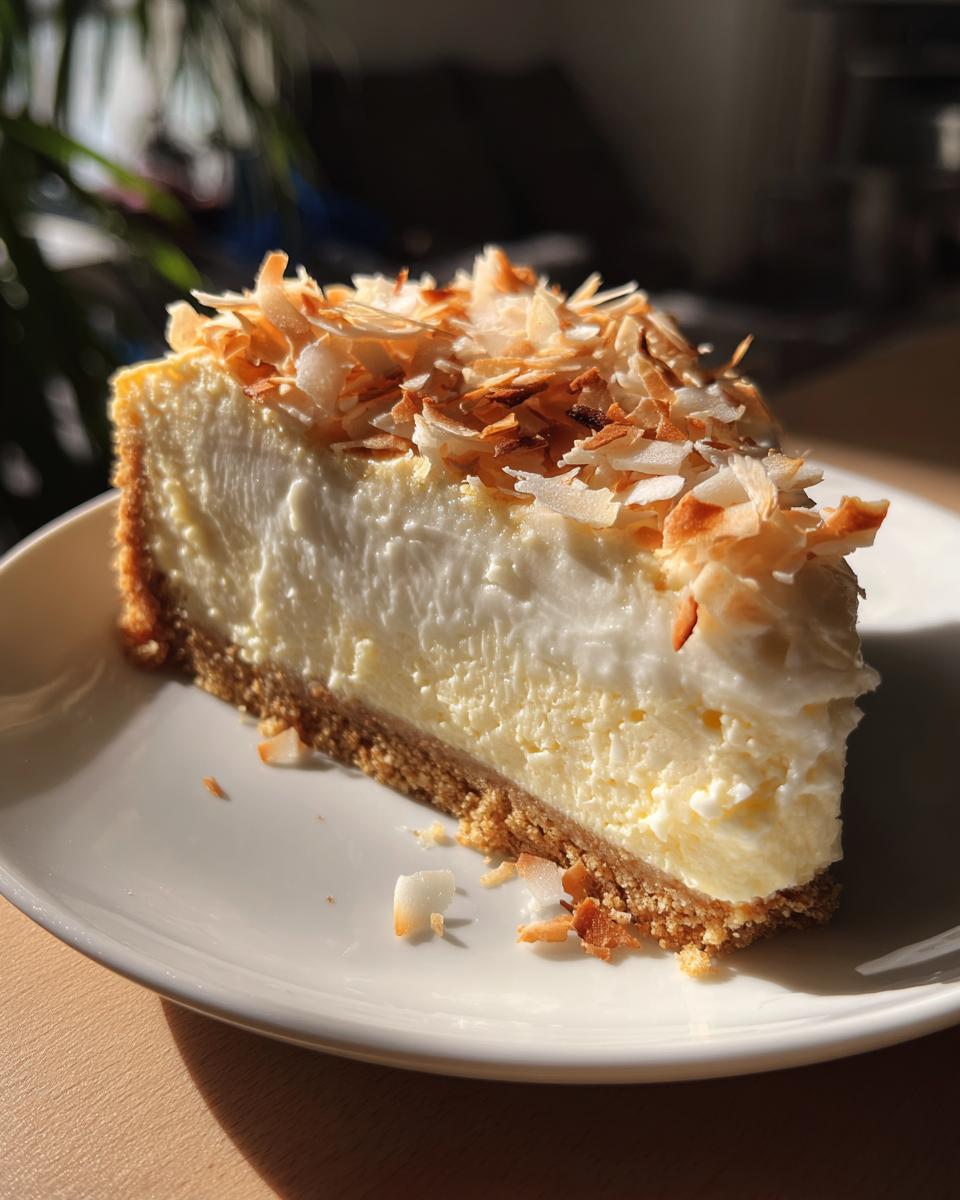 Coconut Cream Cheesecake - detail 2