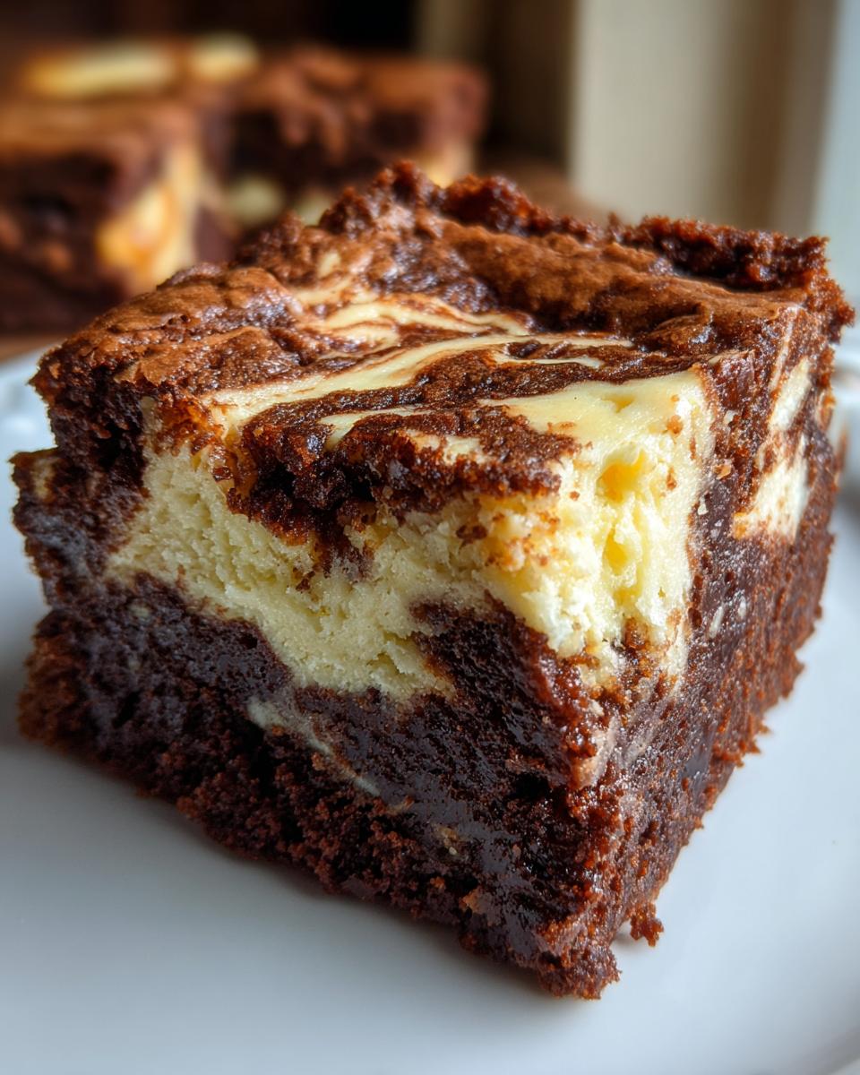 Creamy Cheesecake Brownies - detail 1