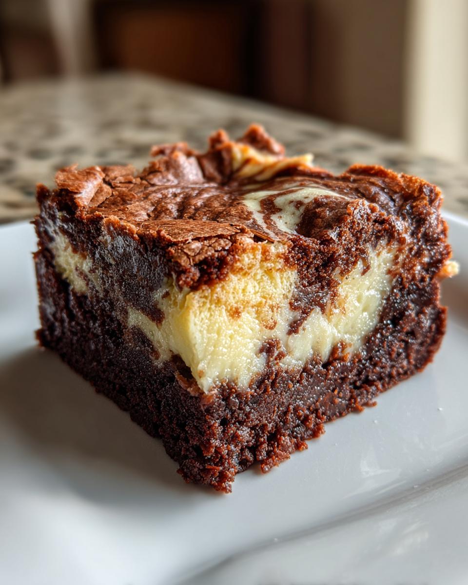 Creamy Cheesecake Brownies - detail 2
