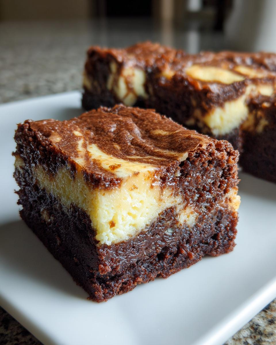 Creamy Cheesecake Brownies - detail 3