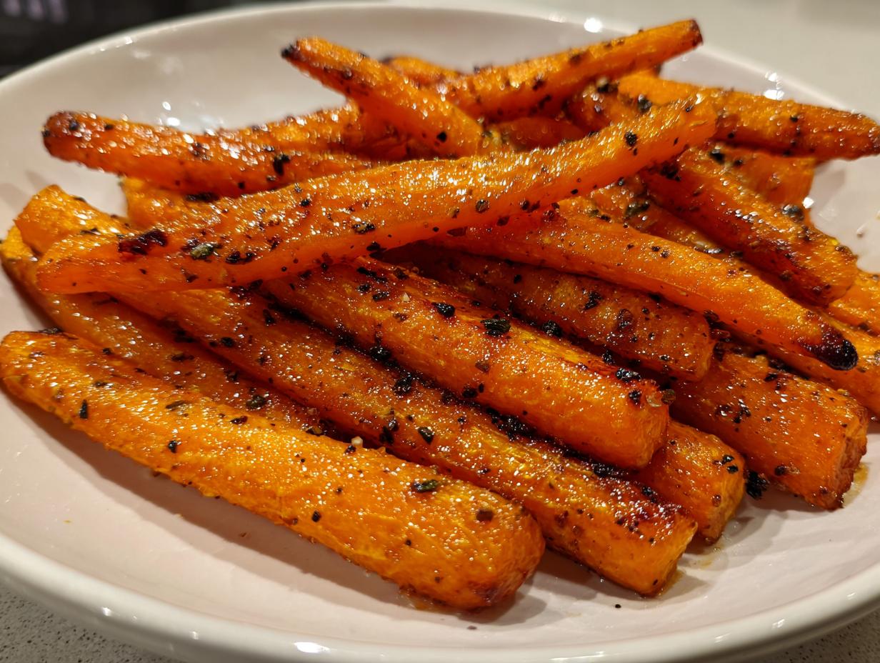 2-Ingredient Crispy Air Fryer Carrots – Addictive Crunch Guilt-Free
