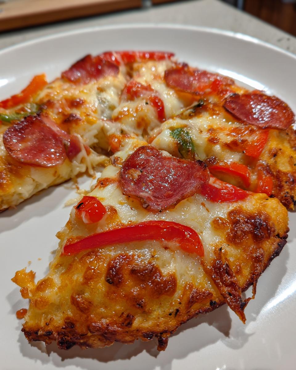 Easy 5 Minute Air Fryer Tortilla Pizza - detail 1