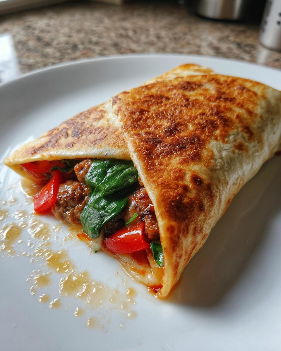 Easy Air Fryer Hot Italian Wraps - detail 1