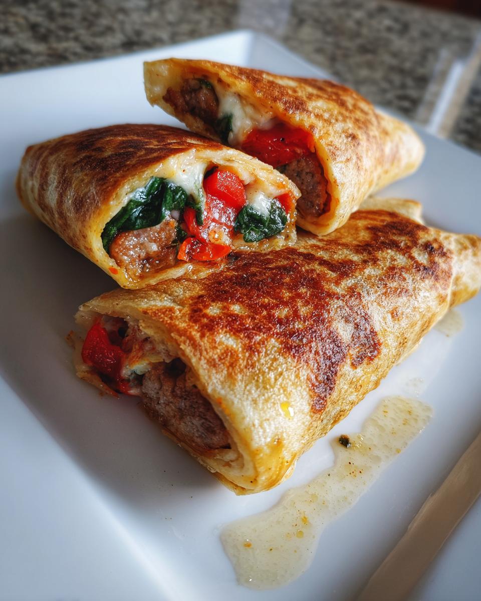 Easy Air Fryer Hot Italian Wraps - detail 2
