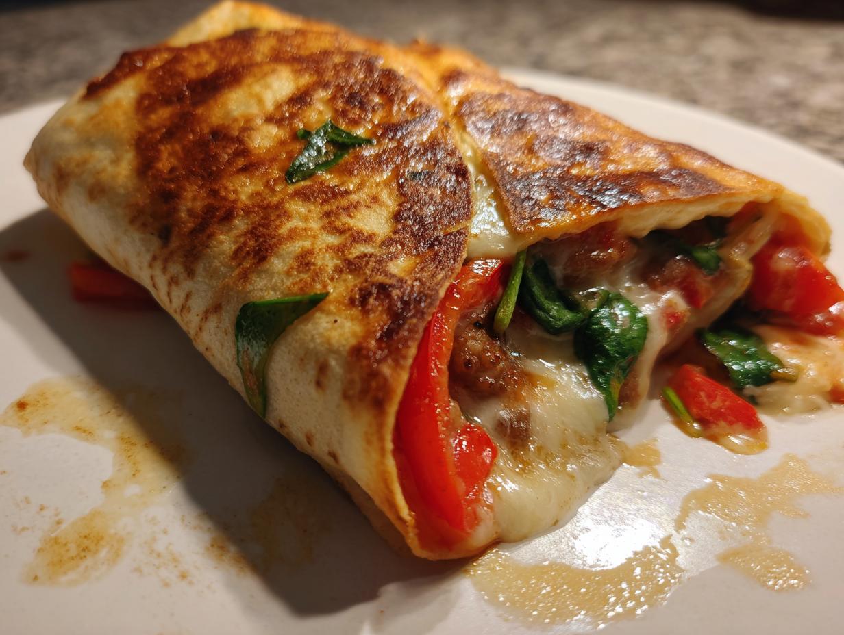 7-Minute Air Fryer Hot Italian Wraps: Crispy & Irresistible