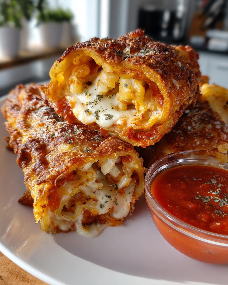 Easy Air Fryer Lasagna Fritta - detail 2