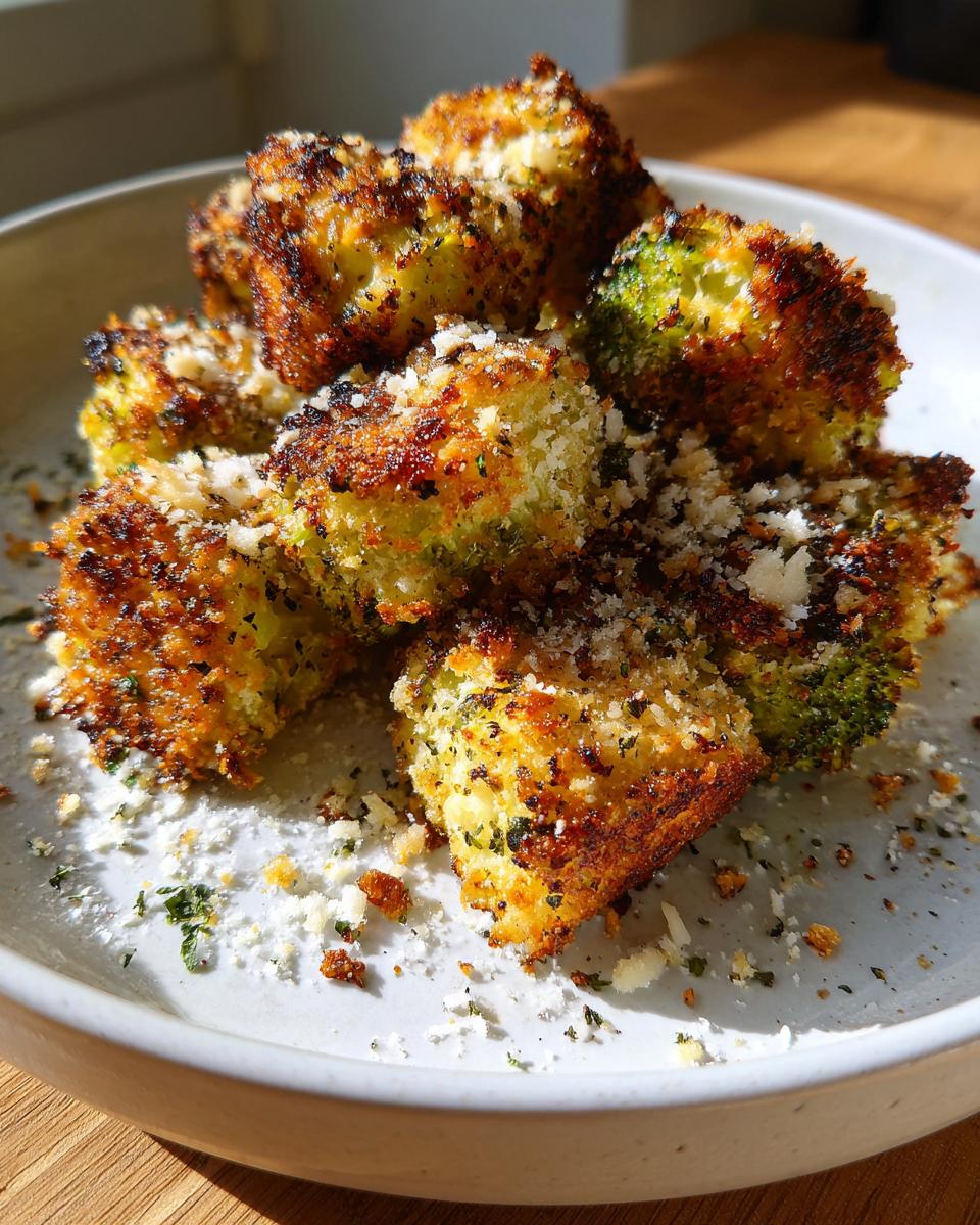 Garlic Parmesan Broccoli Bites in Air Fryer - detail 3