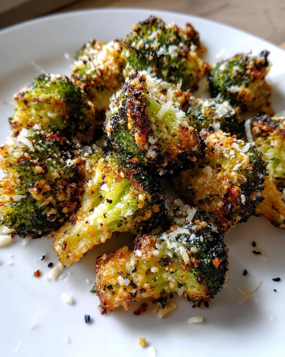 Garlic Parmesan Broccoli Bites in Air Fryer - detail 4