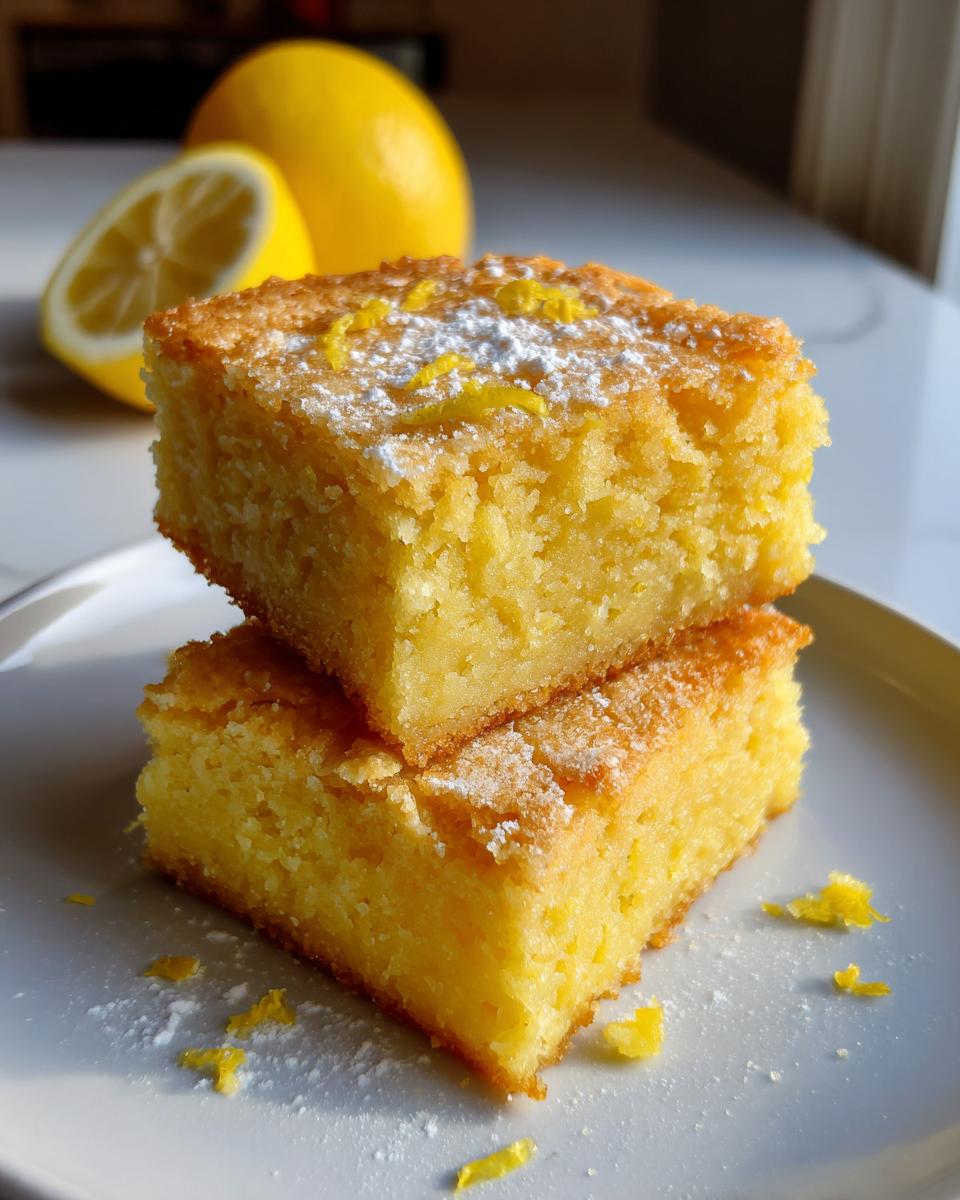 Gluten Free Lemon Brownies - detail 2