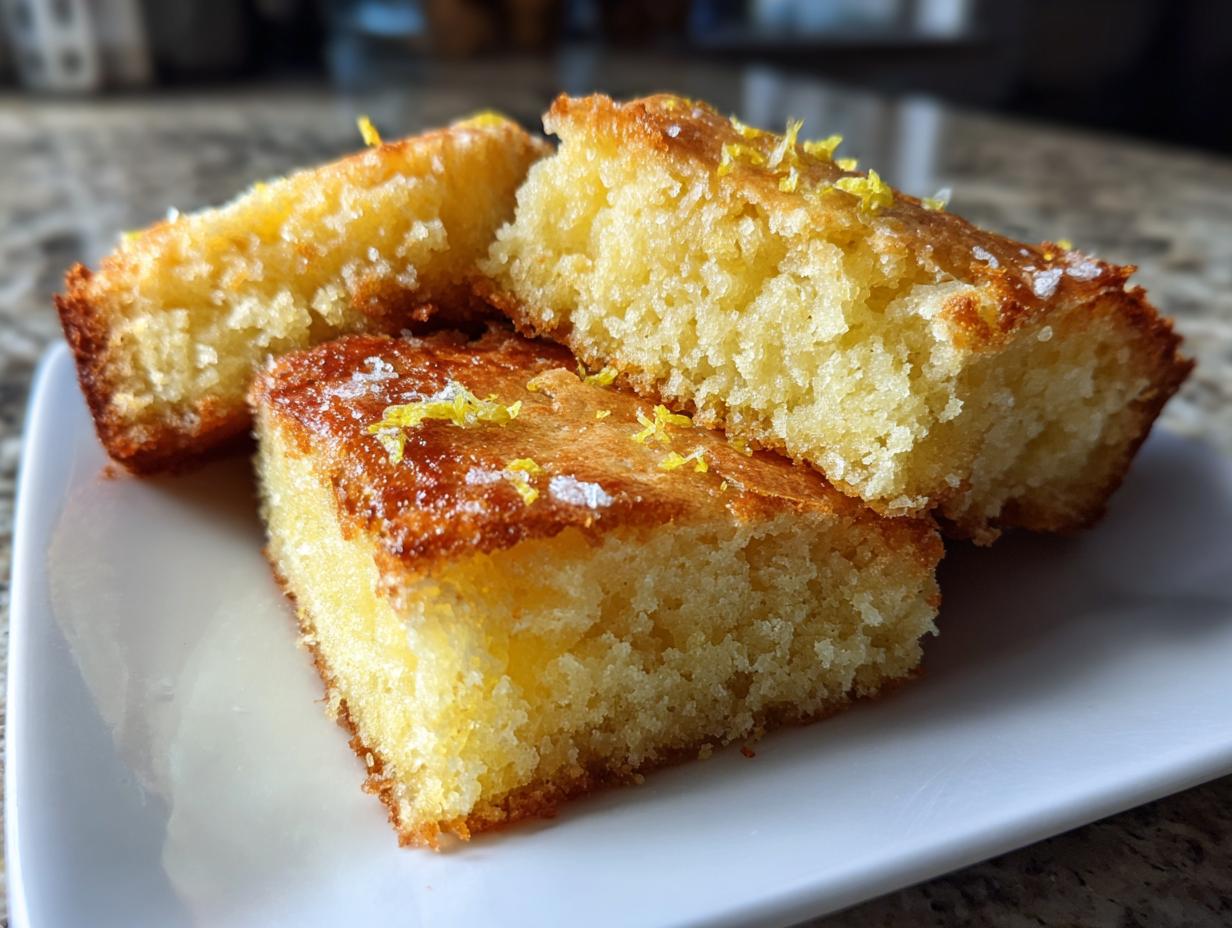 25-Minute Gluten Free Lemon Brownies That Taste Like Sunshine