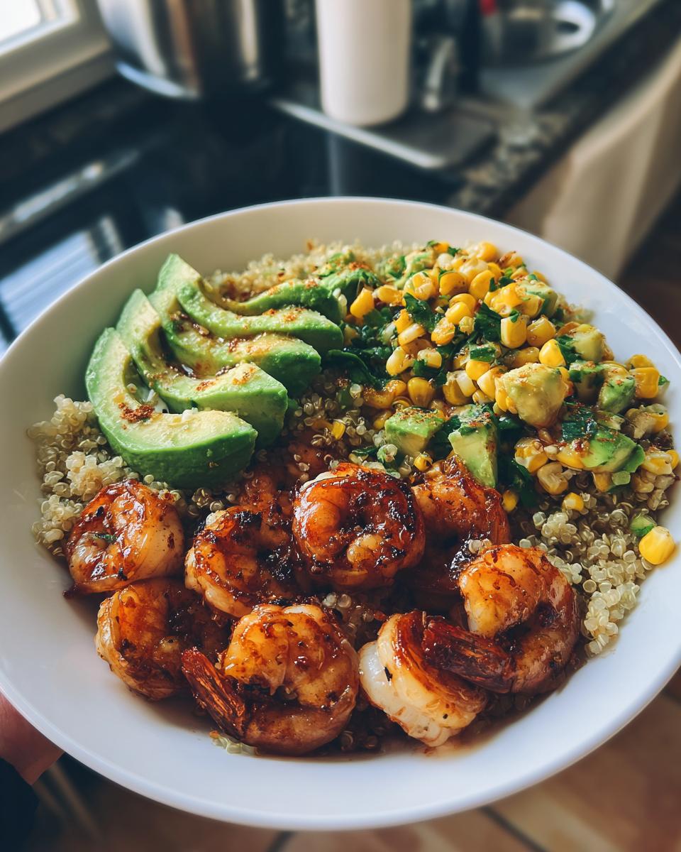 Grilled Shrimp Bowl with Avocado, Corn Salsa & More - detail 2