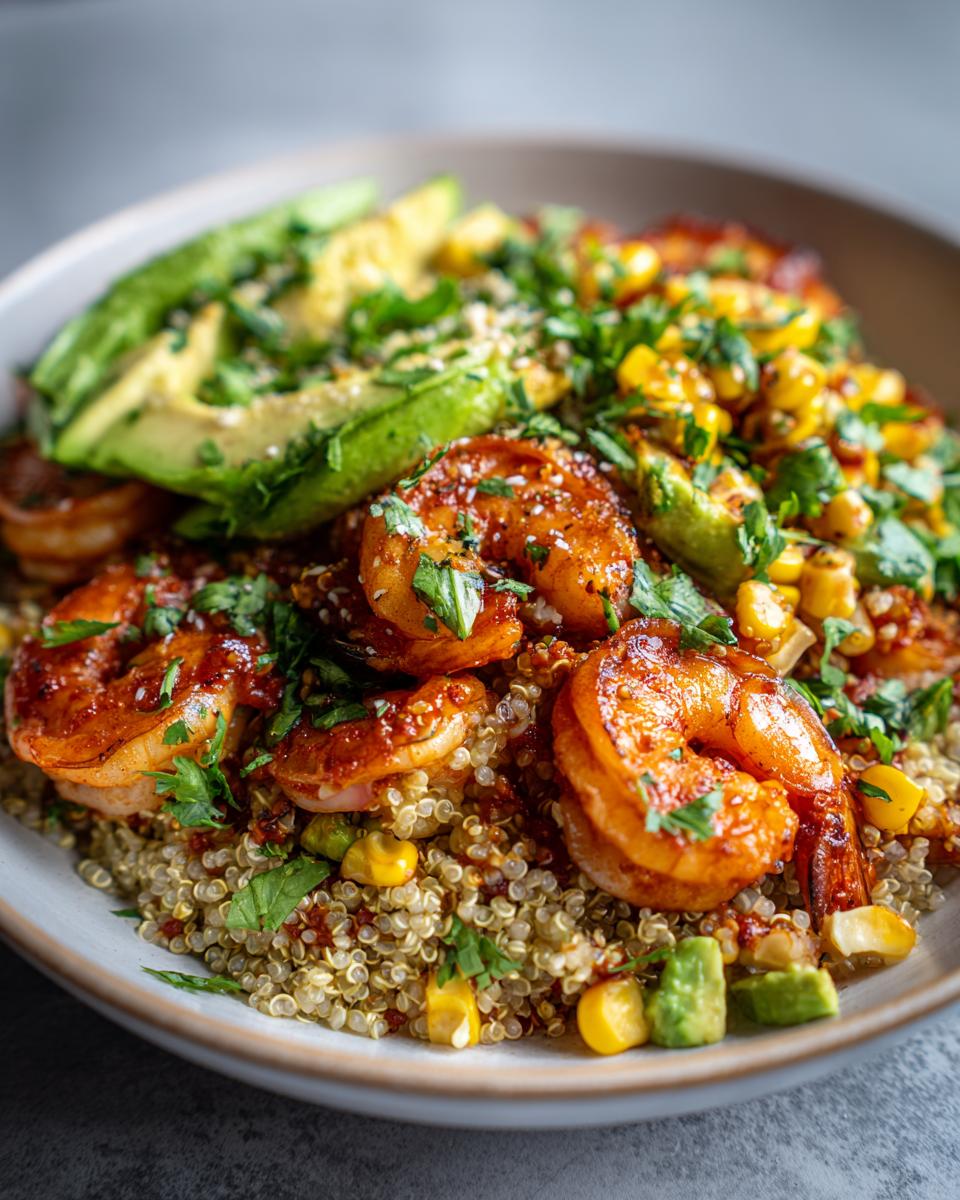 Grilled Shrimp Bowl with Avocado, Corn Salsa & More - detail 3