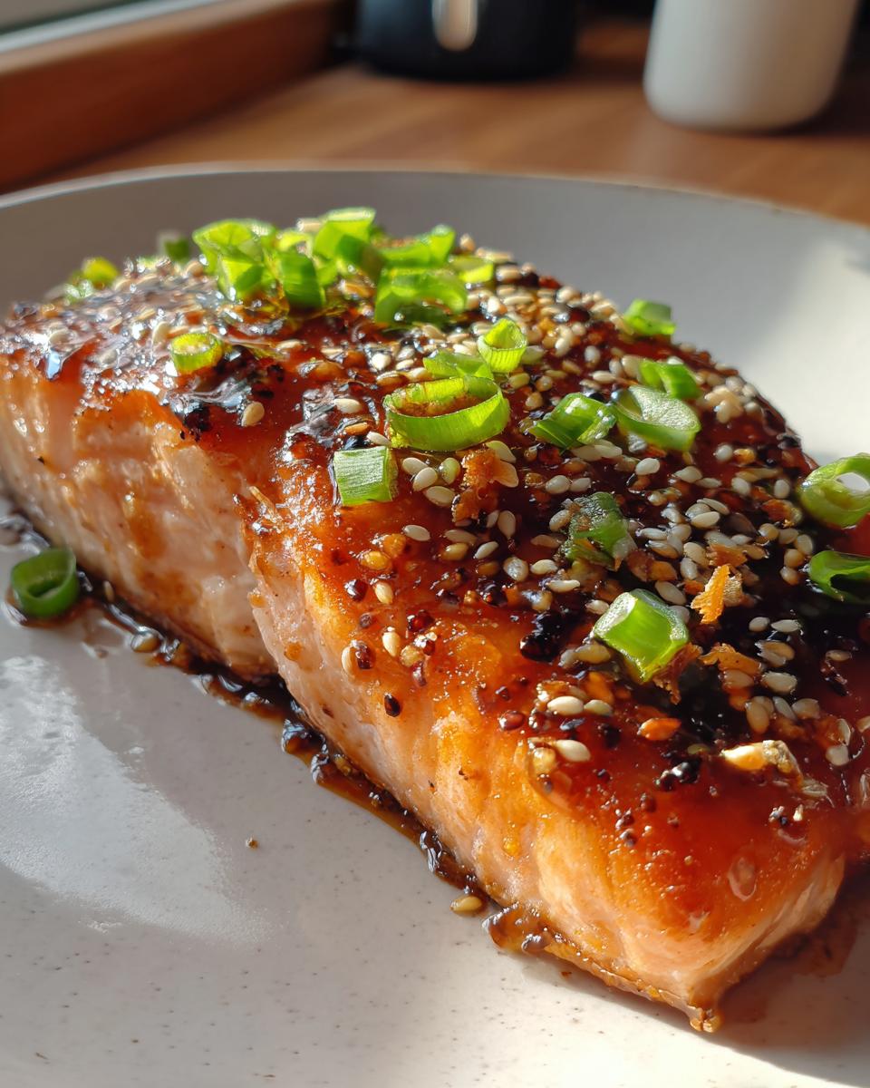 Honey Garlic Teriyaki Salmon - detail 2