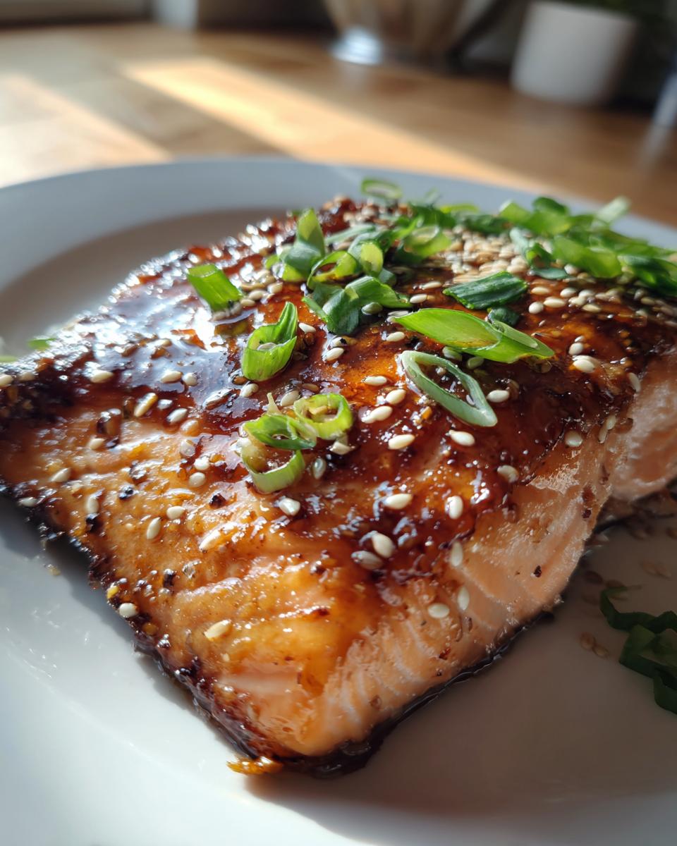 Honey Garlic Teriyaki Salmon - detail 3