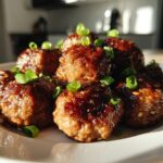 Honey Ginger Asian Meatballs