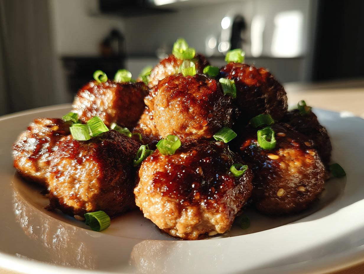 Unstoppable Honey Ginger Asian Meatballs in Just 10 Minutes