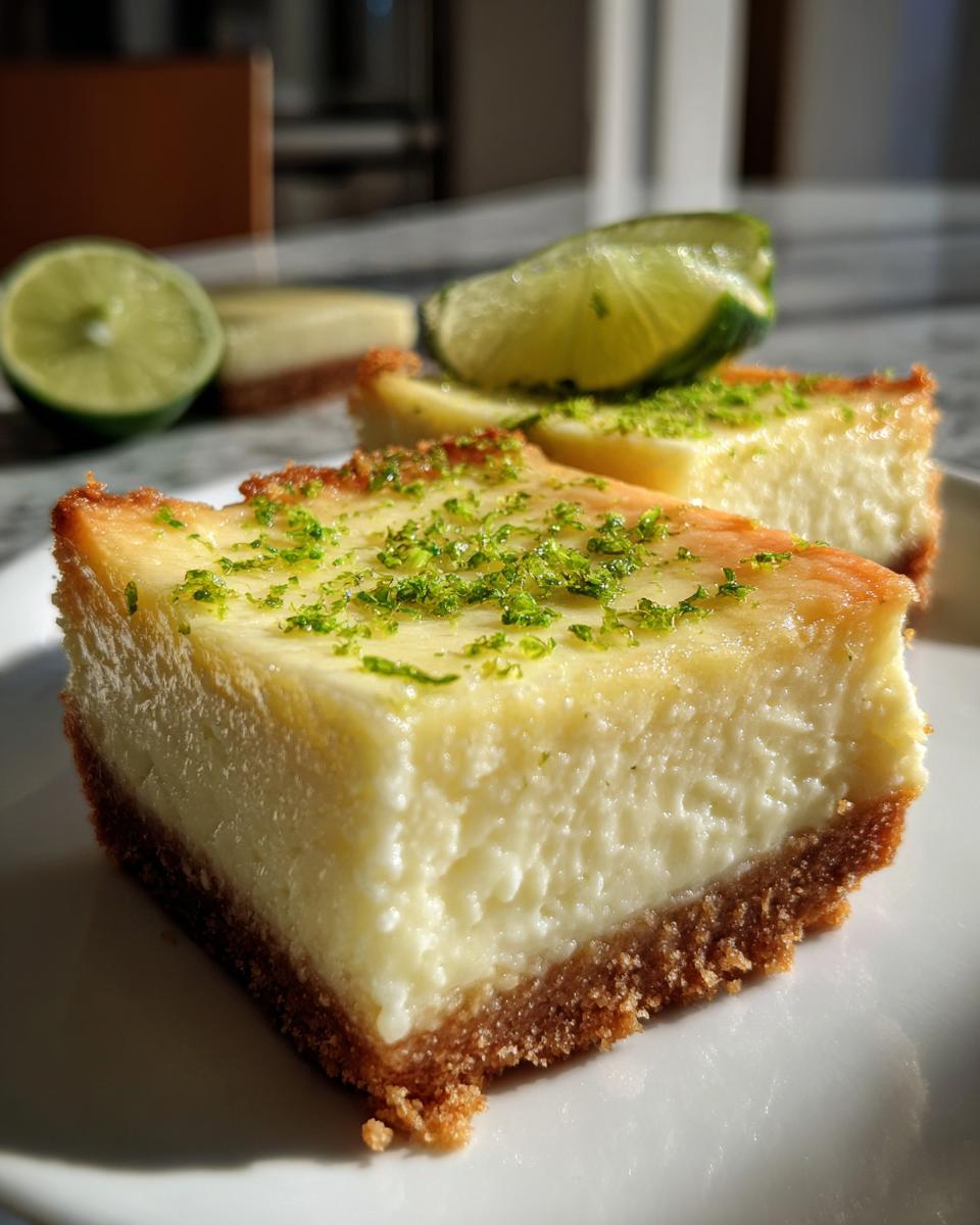 Key Lime Cheesecake Bars - detail 1