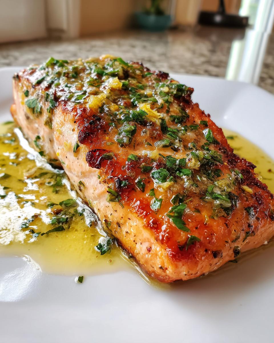 Lemon Garlic Butter Salmon - detail 1