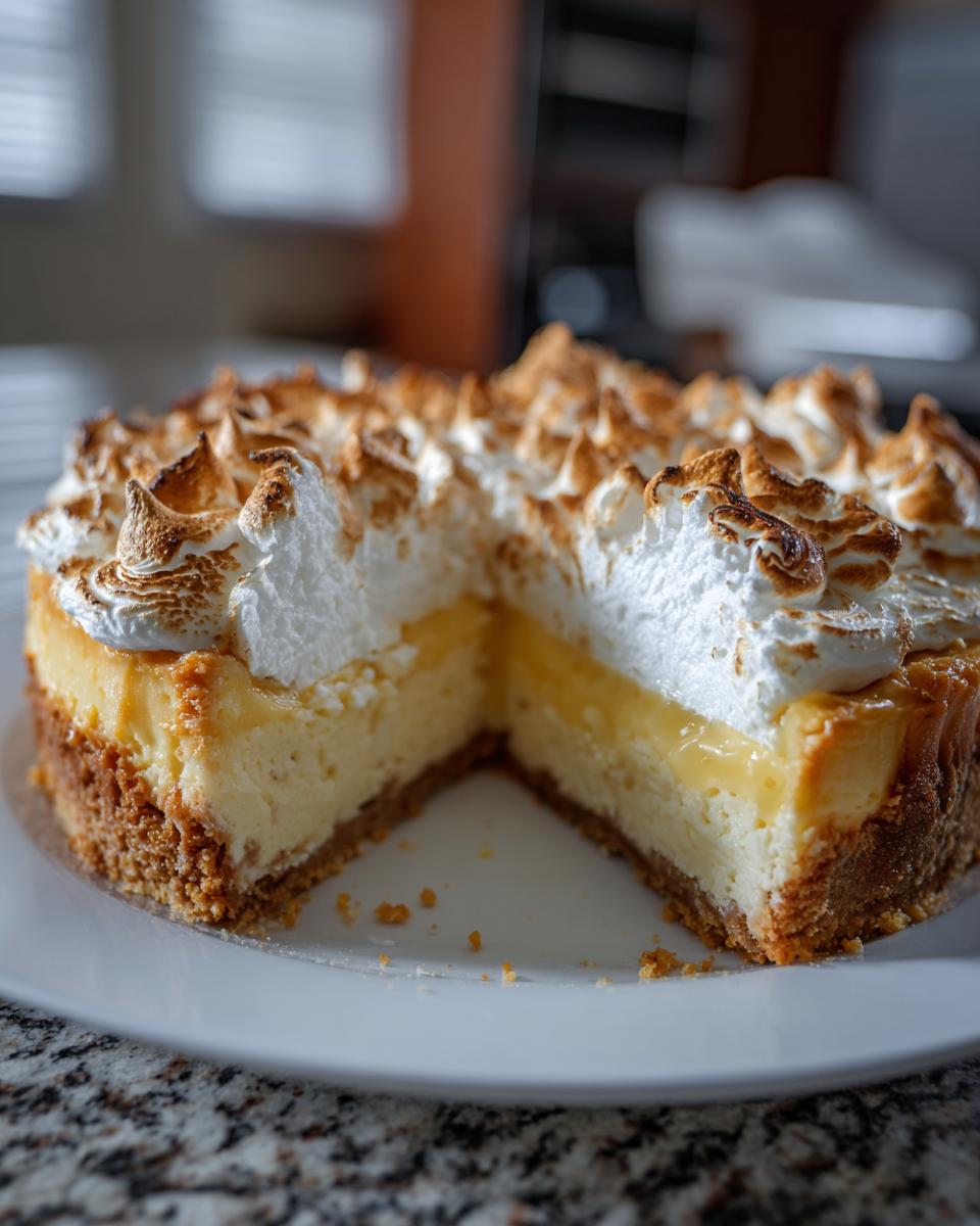 Lemon Meringue Cheesecake - detail 1