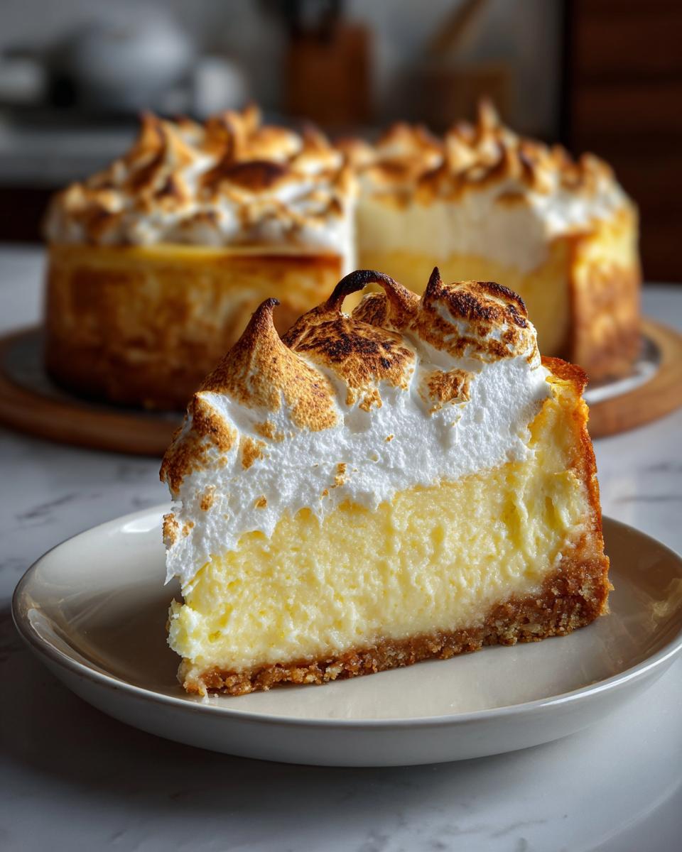 Lemon Meringue Cheesecake - detail 2